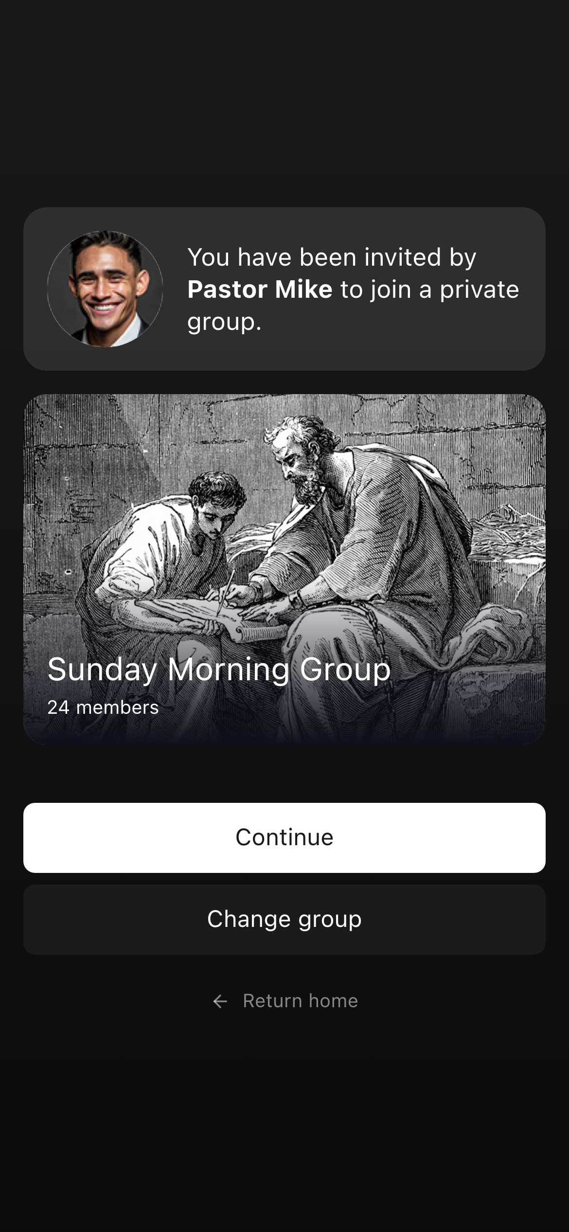 Join a group